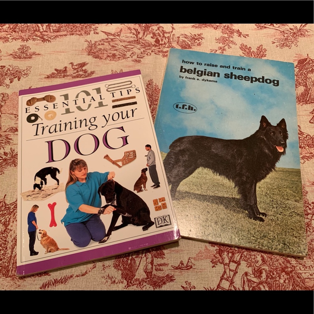 DUO OF DOG TRAINING/ TIPS BOOKS.